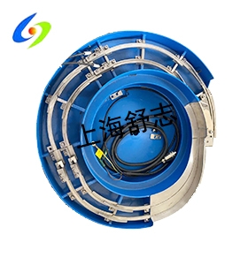 藍色塑料件振動盤